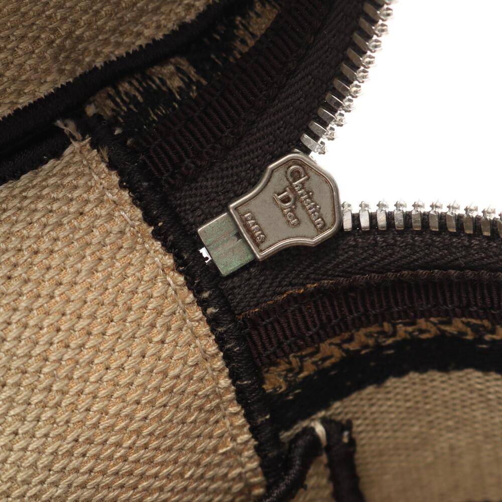 Dior Vanity TRAVEL Handbag Beige Canvas Black Tan - Picture 5 of 8
